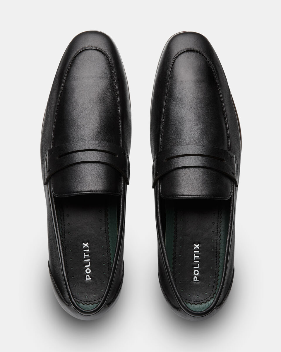 Teramo Leather Loafer, Black, hi-res